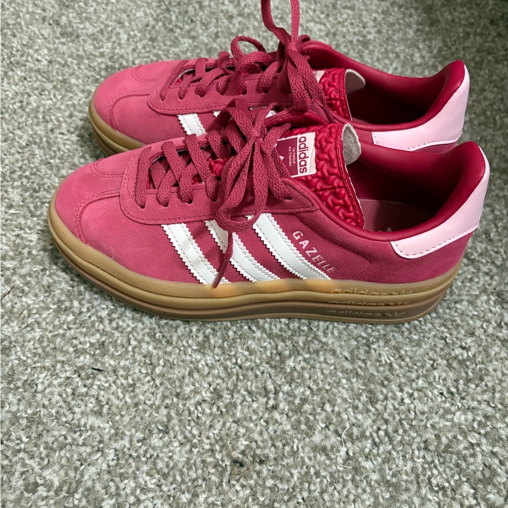 Adidas Women's Pink Gazelle Bold Sneakers
